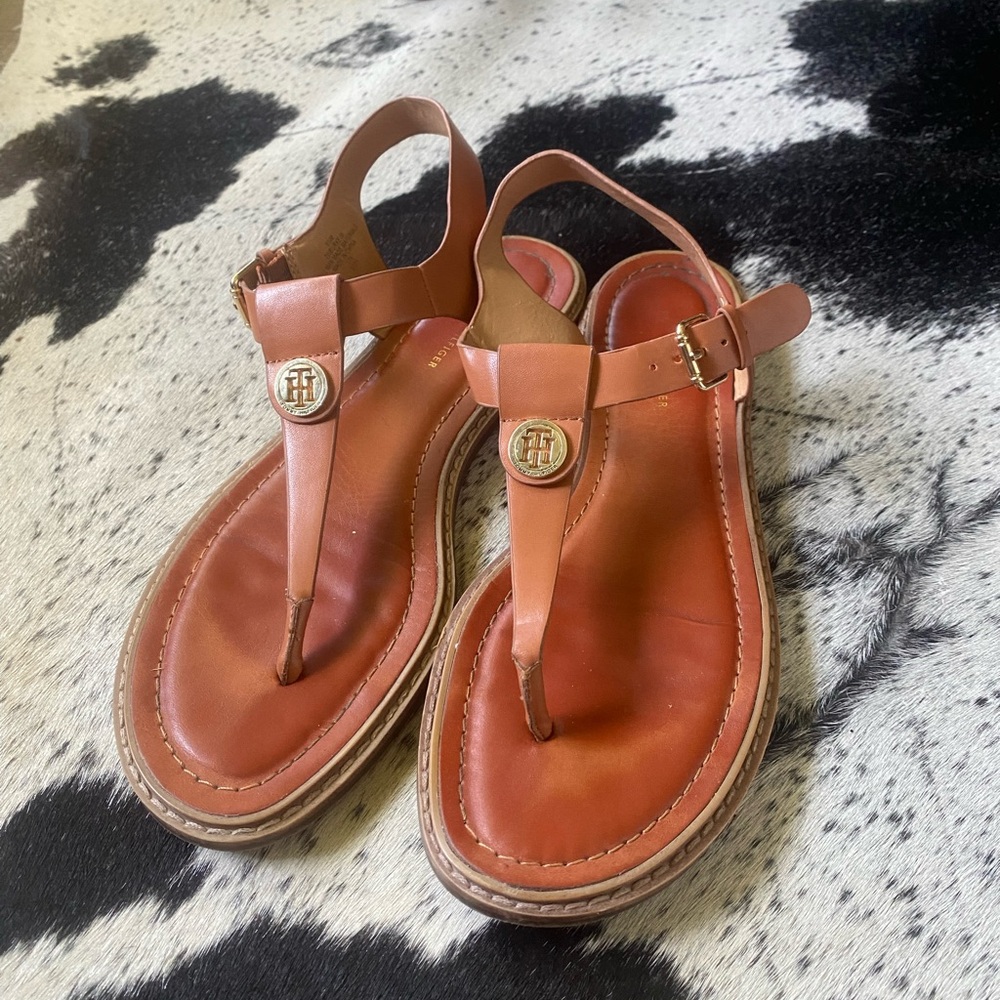 Tommy Hilfiger Leather Sandals